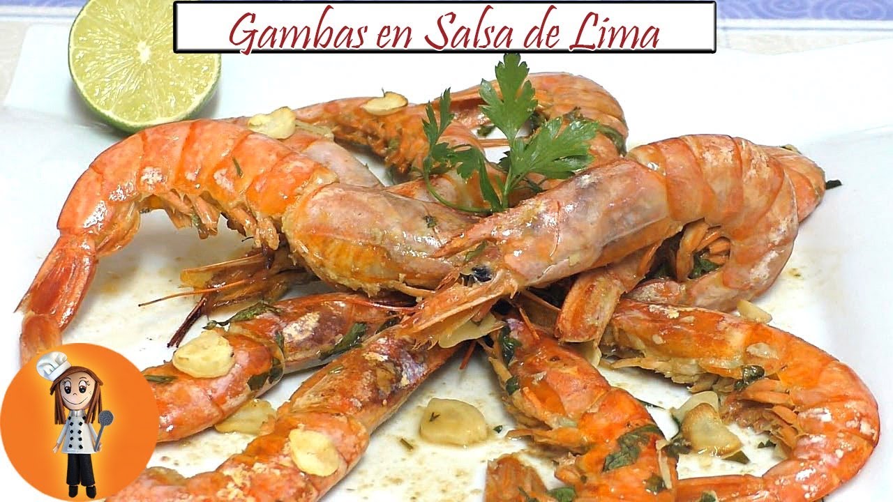 Gambas en Salsa de Lima | Receta de Cocina en Familia