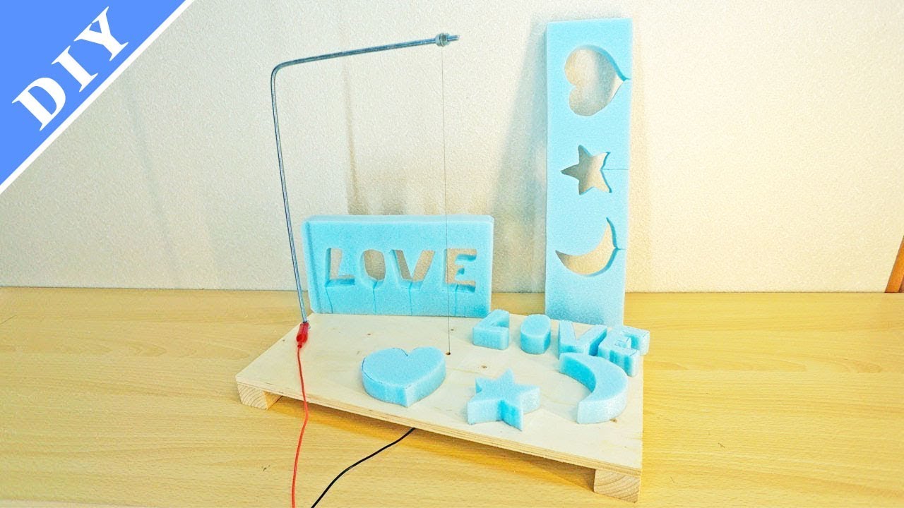 サクサク切れる！【スチロールカッターの作り方】 How to make a styrofoam cutter