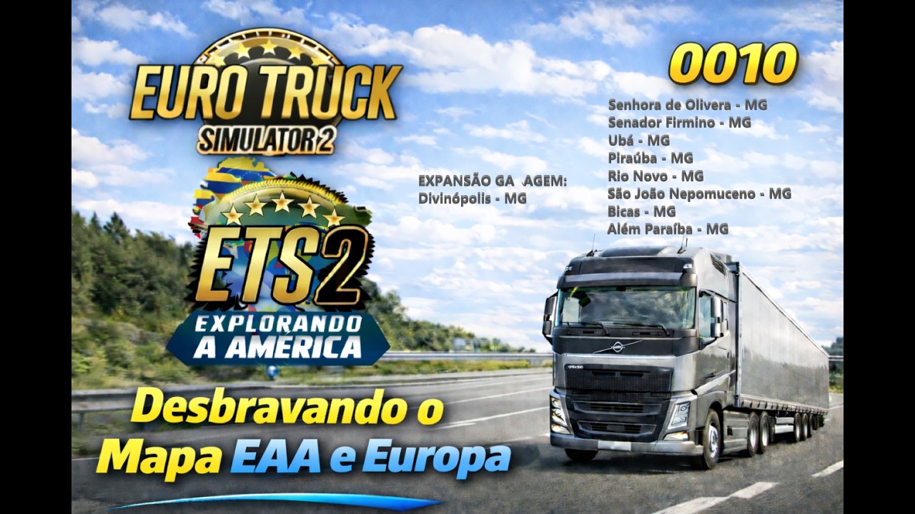 ETS2 - EAA E EUROPA - 0010 - Desbravando o mapa