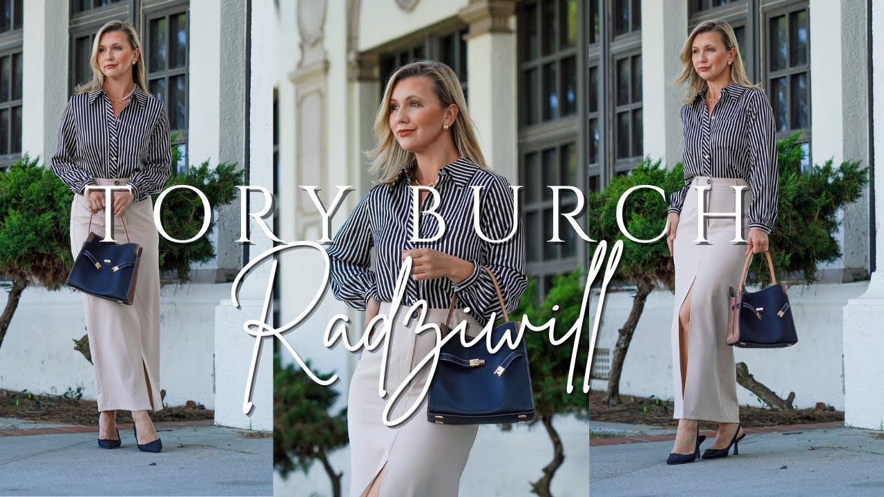 NEW MID LUXURY BAG IN MY COLLECTION! TORY BURCH LEE RADZIWILL MEDIUM BAG FULL REVIEW +HAUL +LOOKBOOK