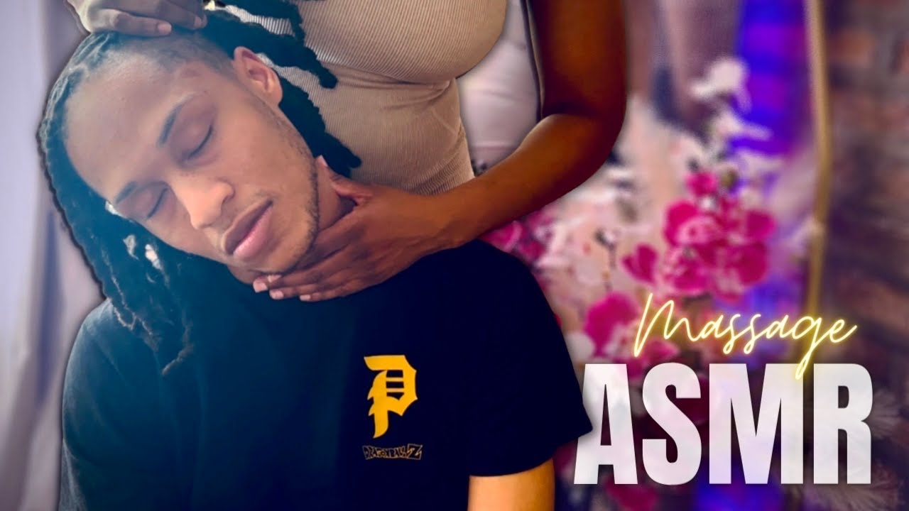 ASMR chill HAIR PLAY☀️| NECK, SCALP and SHOULDER massage for relaxation & sleep | light talking*