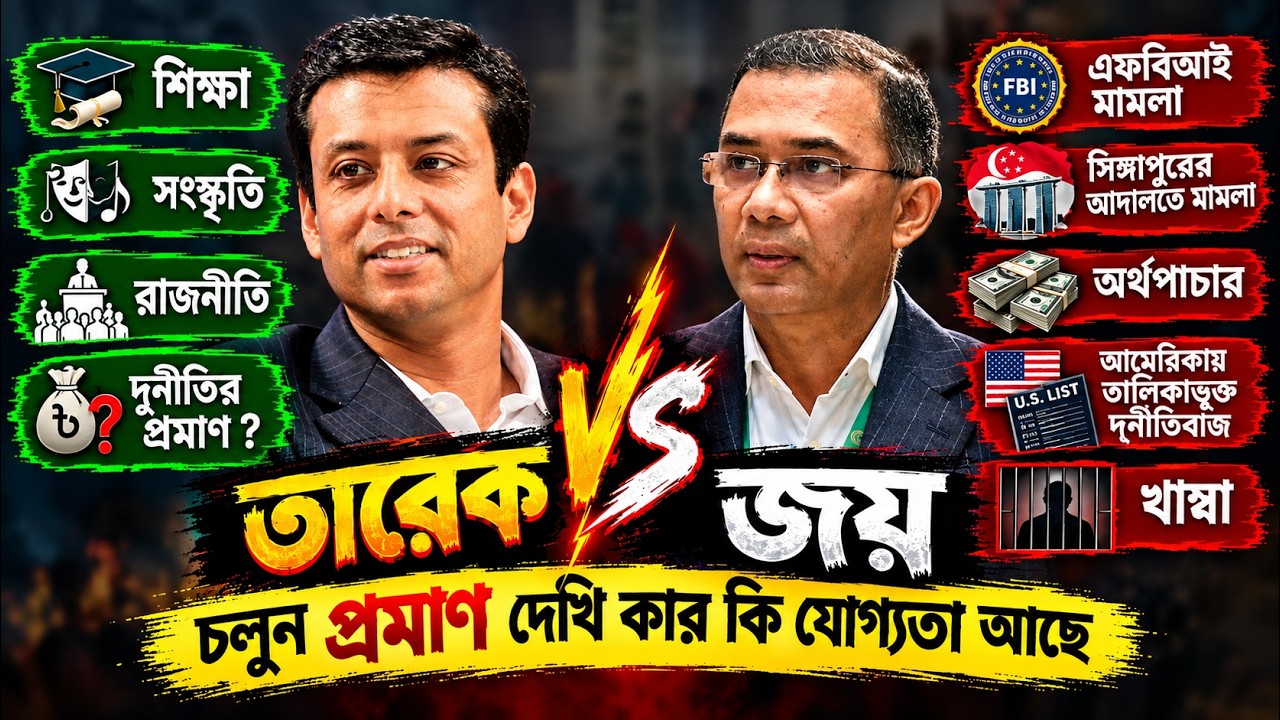 তারেক বনাম জয় / কার কি যোগ্যতা / The Political Drama / Sahadat Russell / তারেক জিয়া / সজিব ওয়াজেদ জয়