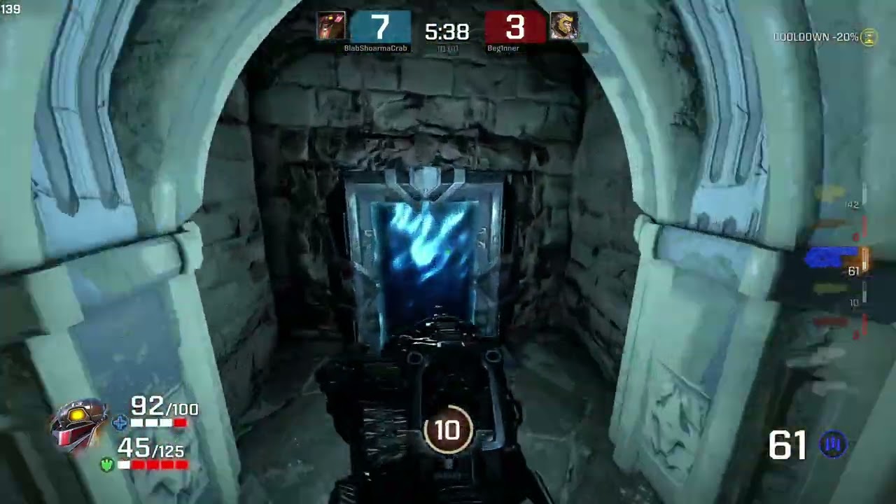 quake champions 1on1wallhacker again  O no  (+ troll song ofcourse)