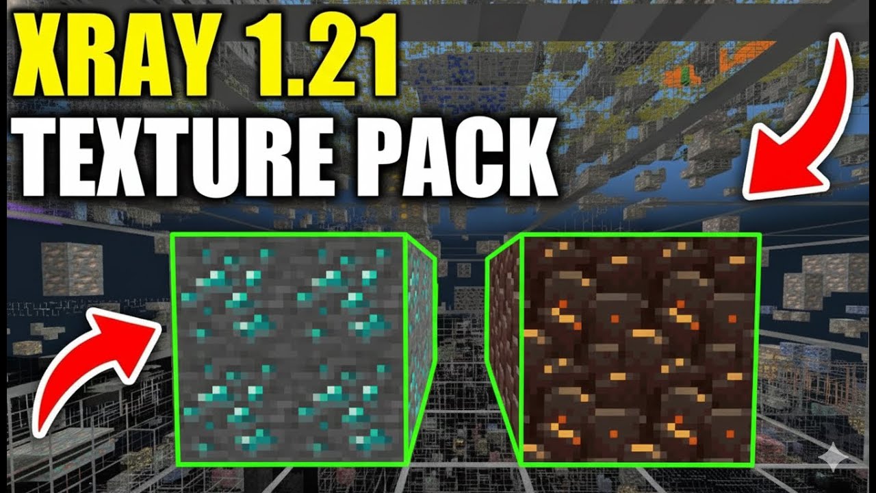Как установить текстурпак XRay для Minecraft 1.21 (ПОЛНОЕ РУКОВОДСТВО)