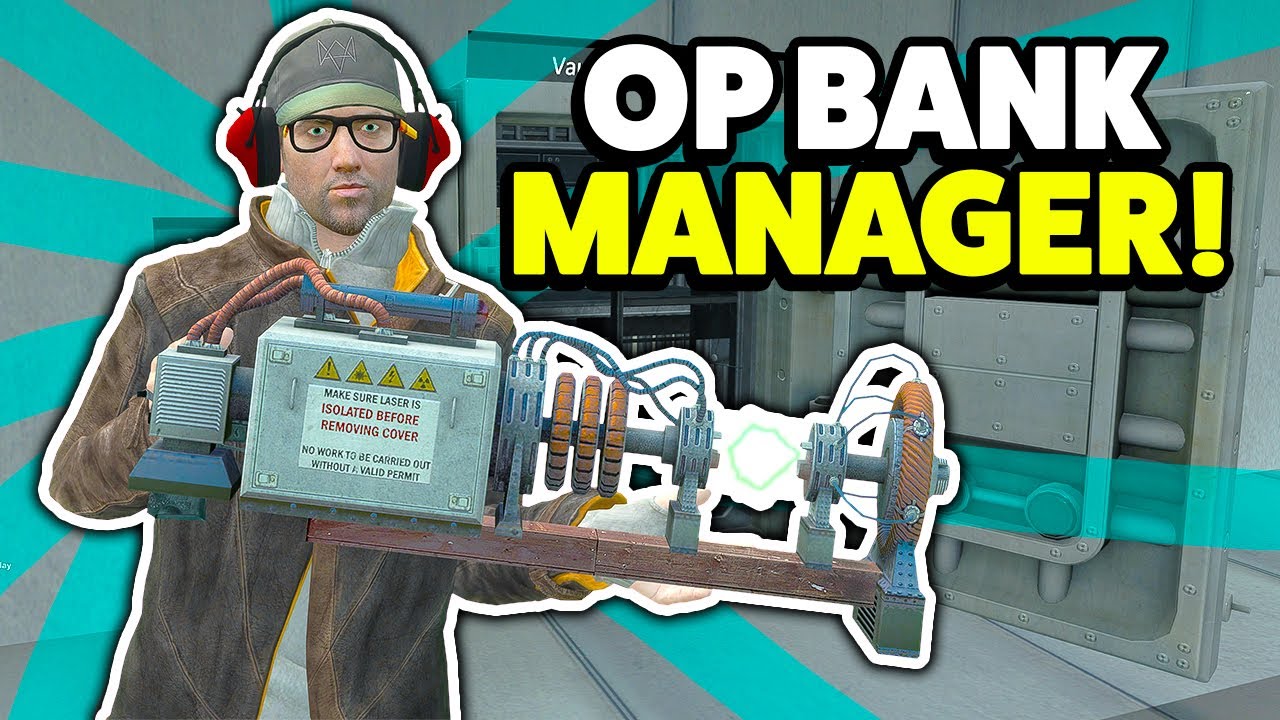 VERY OVERPOWERED BANK MANAGER - Gmod DarkRP Life 28 (Hiding Lots Of Money Printers)