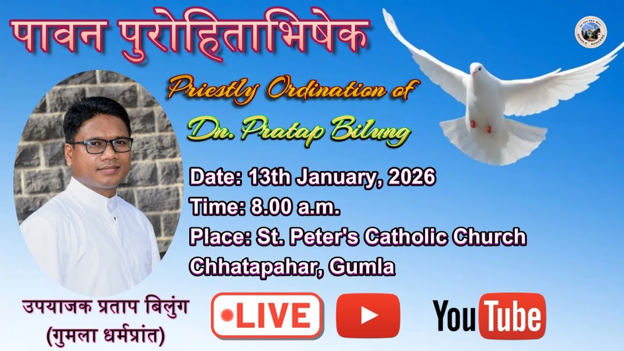 Priestly Ordination of Dn. Pratap Bilung//Chhatapahar Parish #gumla