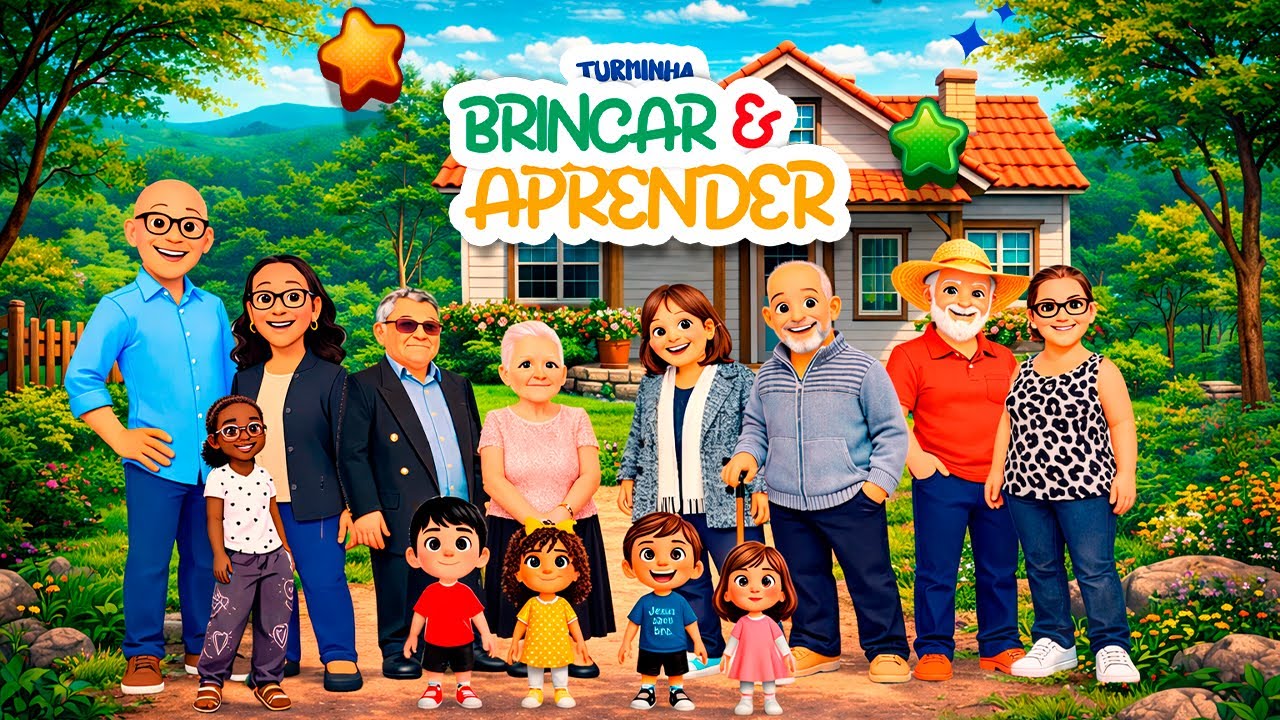 Bença Vó, Bença Vô | Música Cristã Infantil Os Melhores Avós do Mundo | Turminha Brincar e Aprender