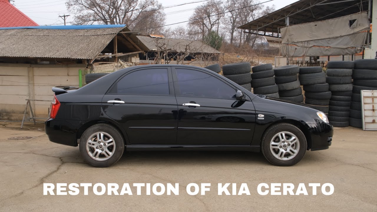 INSANE Korean mechanics bring this old car back to life Full Kia Cerato Restoration in 30 minutes