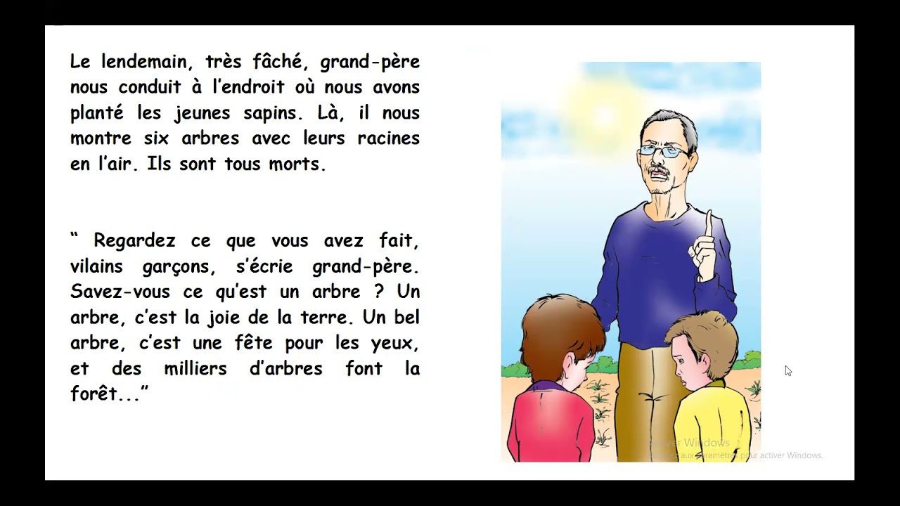 5ème_Module1_Texte Le respect des arbres