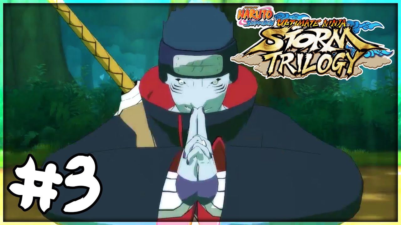 Naruto Shippuden: Ultimate Ninja Storm 2 Trilogy Walkthrough PART 3 - Team Guy vs Kisame PS4 1080p