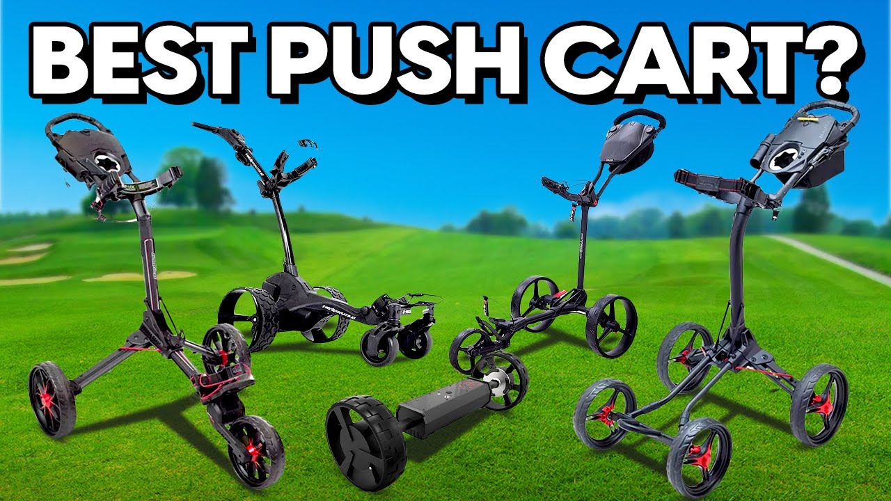 The BEST Golf Push Carts of 2025 (So Far)