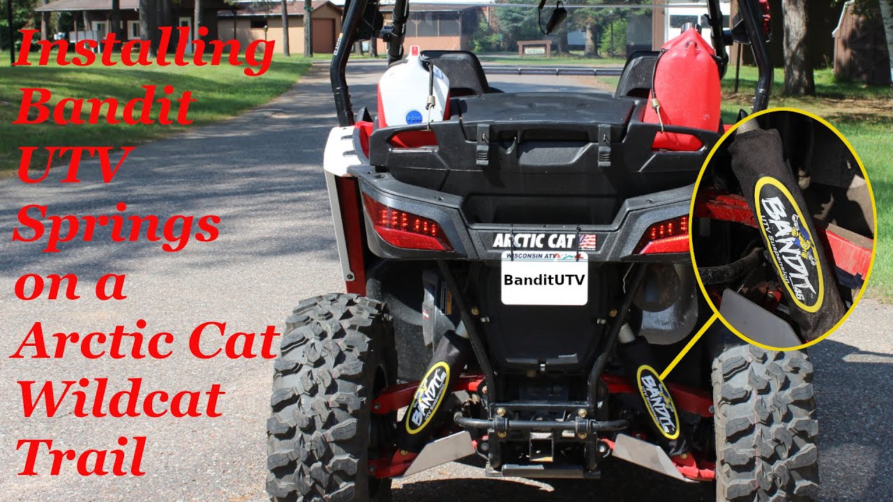 Installing Bandit UTV Springs on a Arctic Cat Wildcat Trail
