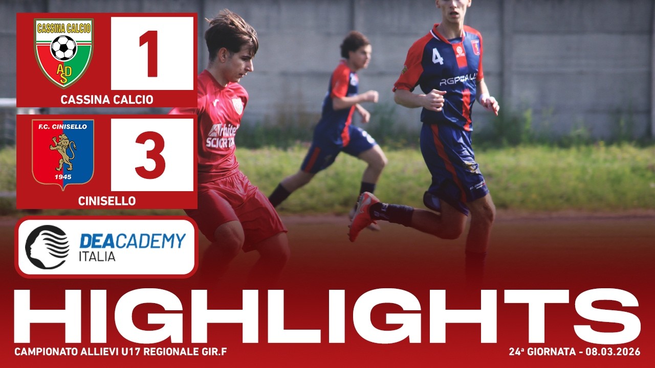 Cassina Calcio - Cinisello 1-3 | Gol & Highlights | Allievi U17 2009 2025/26