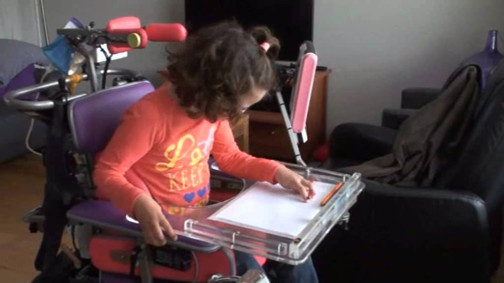 Sterre drives her Adremo wheelchair