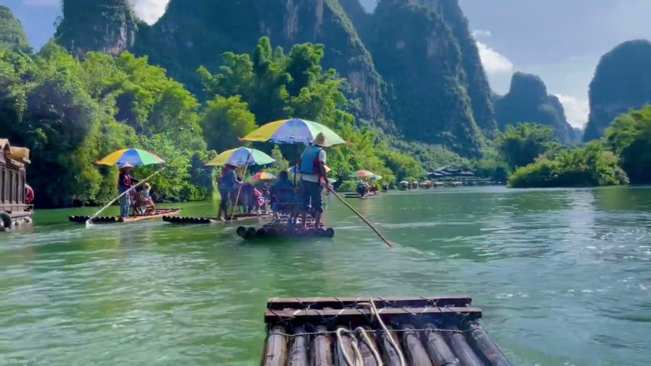 Guilin Yangshuo Tour: Yulong River Rafting