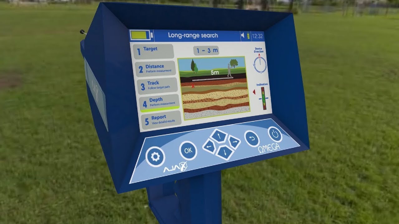 how to use omega water detector underground / ajax technology