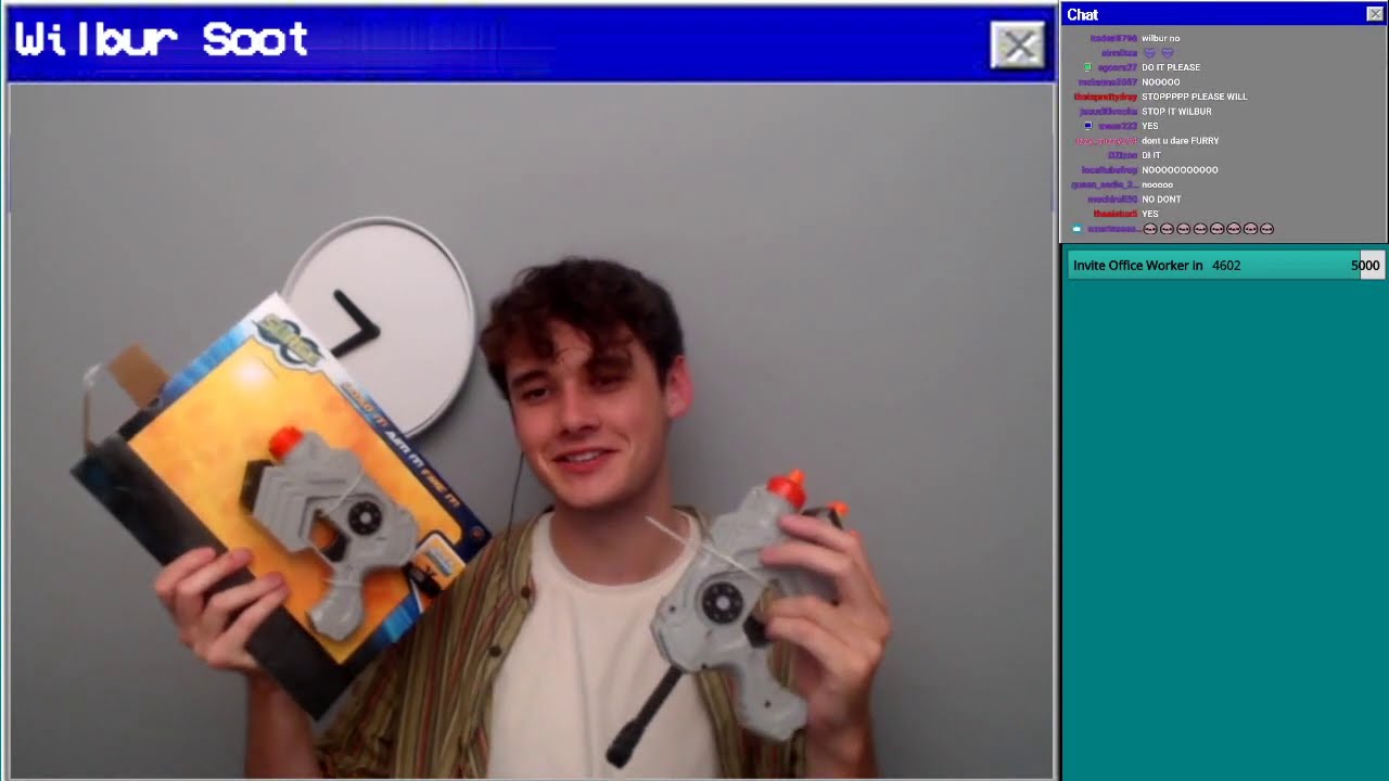 Wilbur breaking Tommy's vlog gun