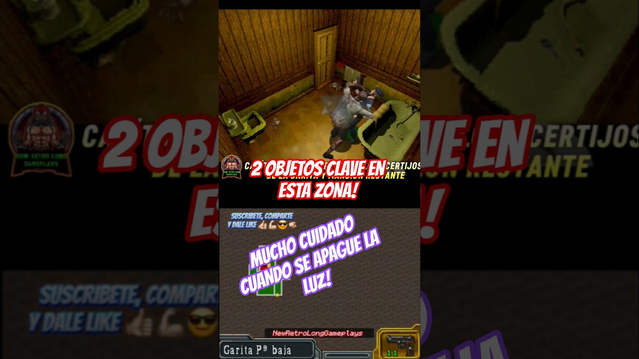 LLAVE DE CUARTO DE CONTROL Y LIBRO ROJO Resident Evil DS Deadly Silence 