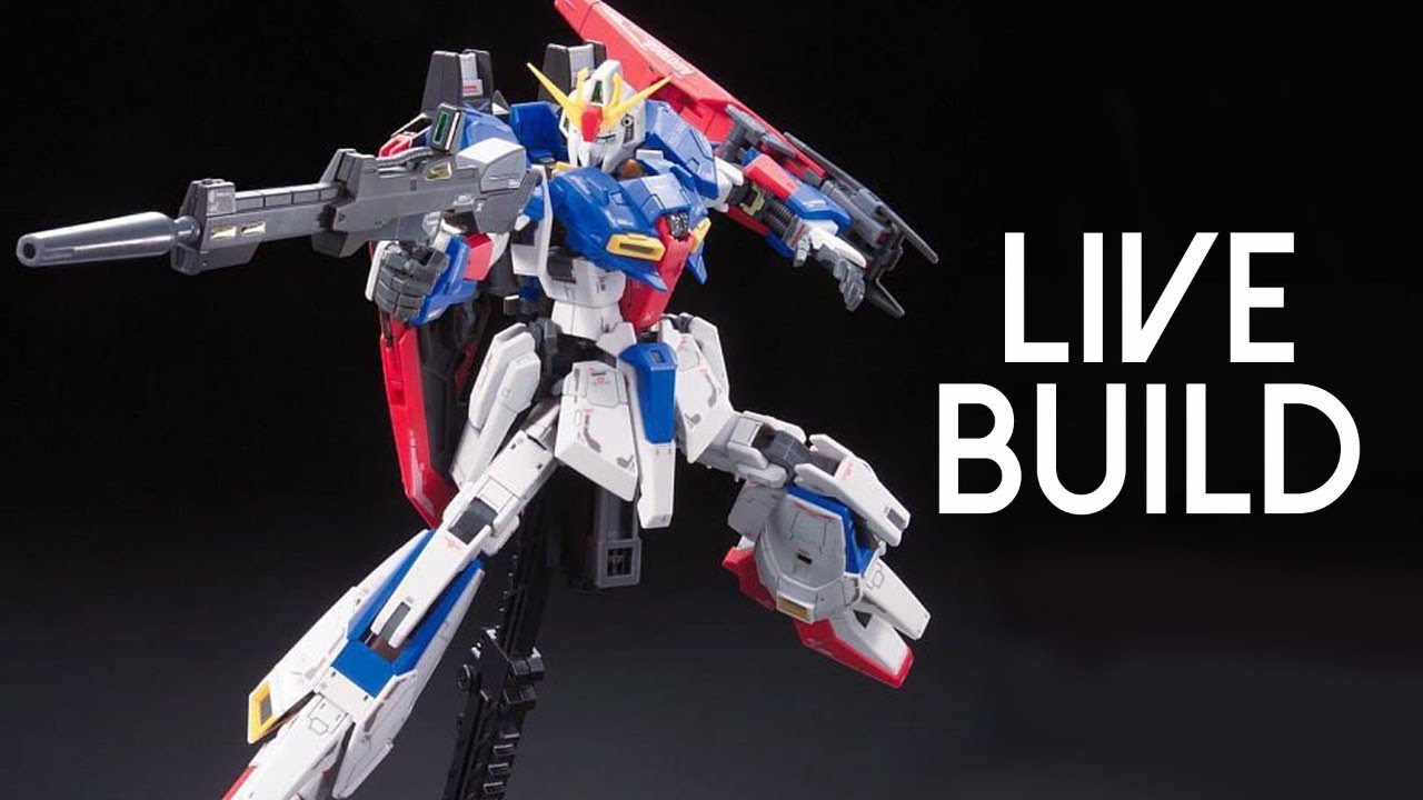 RG Zeta Gundam LIVE BUILD!