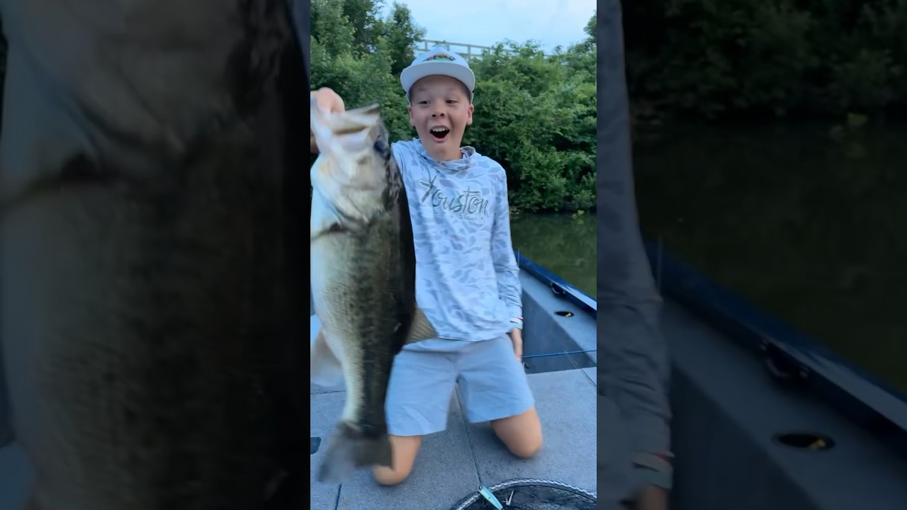 Houston won big bass with this 5.29lb bass in last nights jackpot tournament!