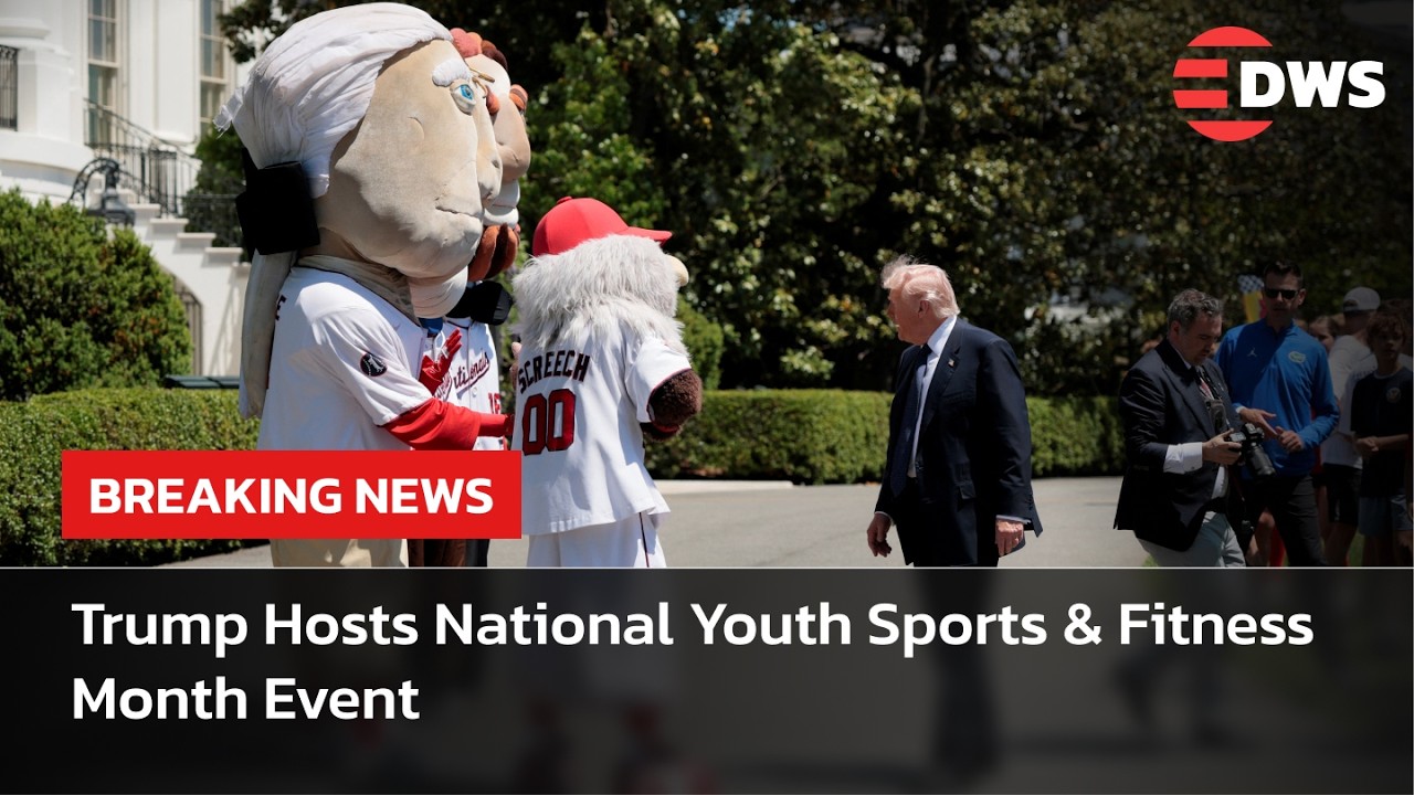 FULL EVENT: Trump Hosts Youth Sports & Fitness Month at White House | Bryson DeChambeau Joins | AC15