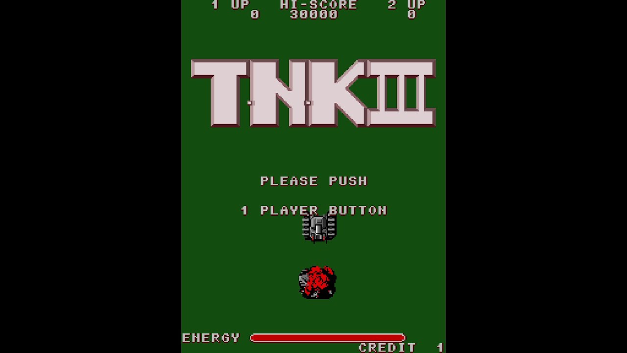 TNK III . (US Version - No Rotary Joystick). [Arcade - SNK]. (1985). 1CC. 60Fps.