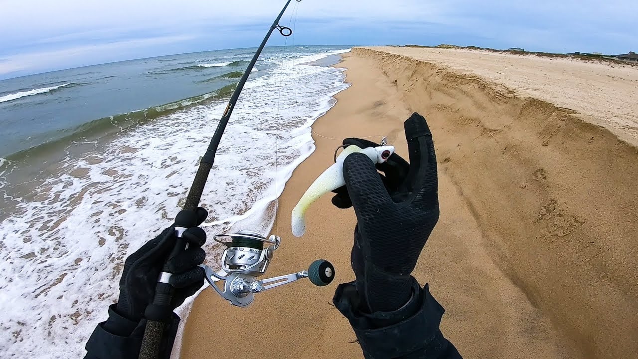 Fishing the Beach Troughs - Late Season Montauk Surf Fishing