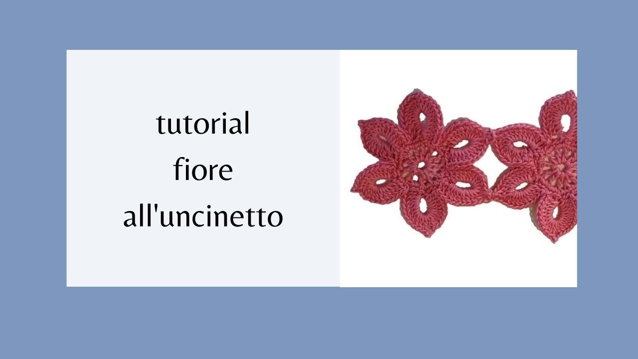 fiore all'uncinetto