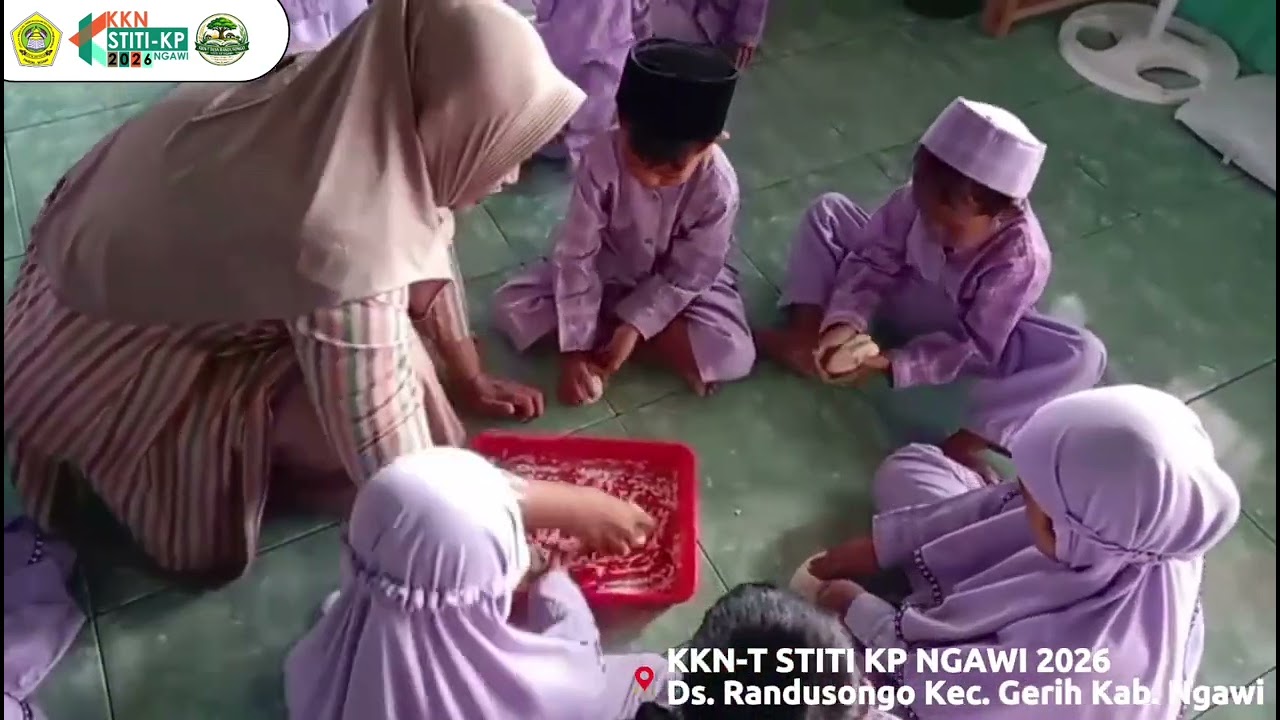 KKNT Desa Randusongo | Day 31 kegiatan pembelajaran bertema bencana alam tk mambaun nur.