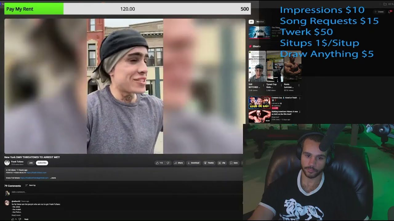 Vegan Gains Reacts To Frank Tufano 