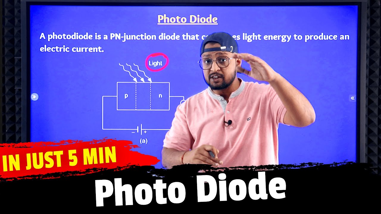 60. Photo Diode | Semi Conductors | Physics Baba 2.0