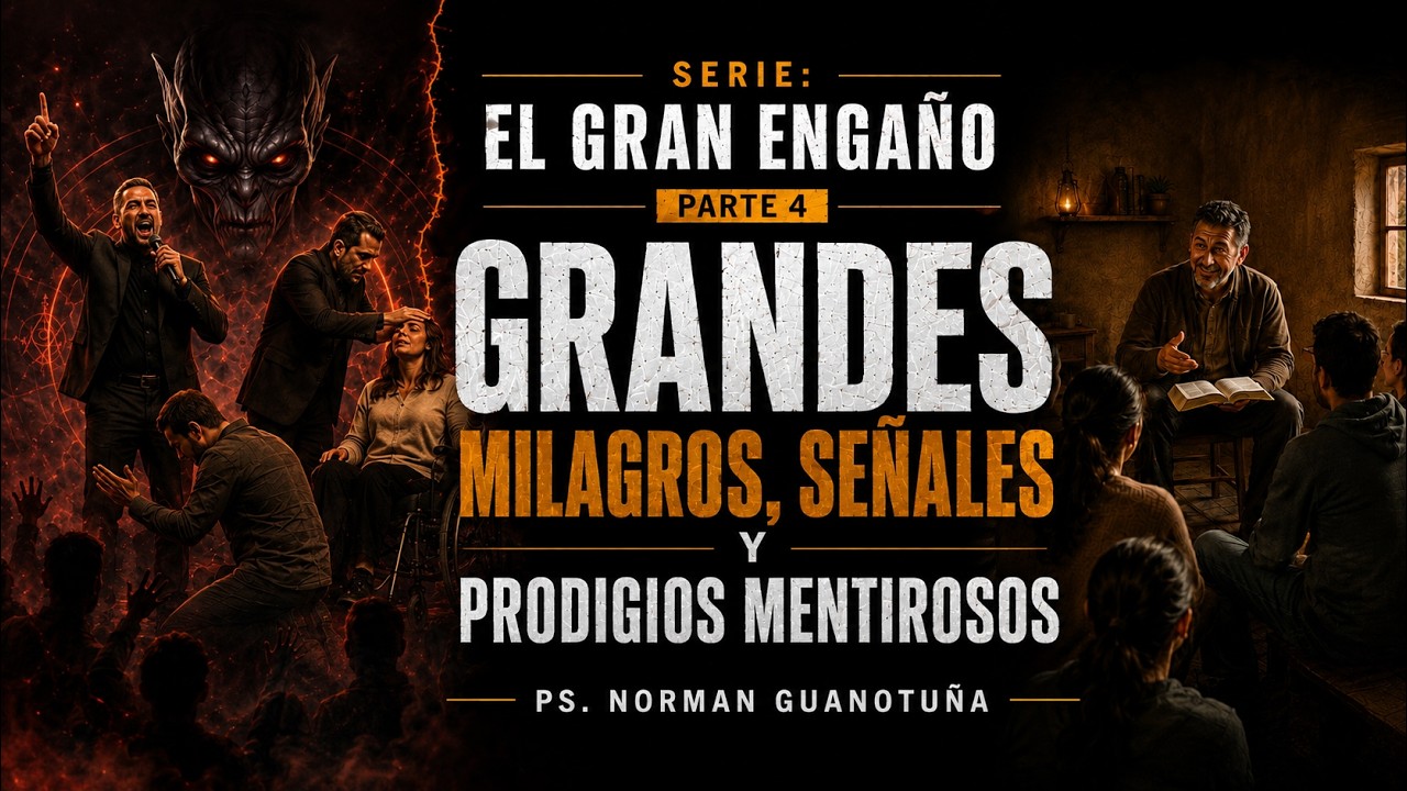 SERIE: EL GRAN ENGA&Ntilde;O. GRANDES MILAGROS, SE&Ntilde;ALES Y PRODIGIOS MENTIROSOS - PS. NORMAN GUANOTU&Ntilde;A.