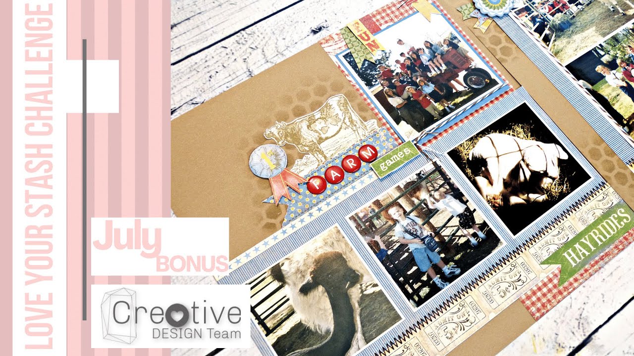 Tips for Using Busy Pattern Paper | Farm Layout | CDT Love Your Stash July