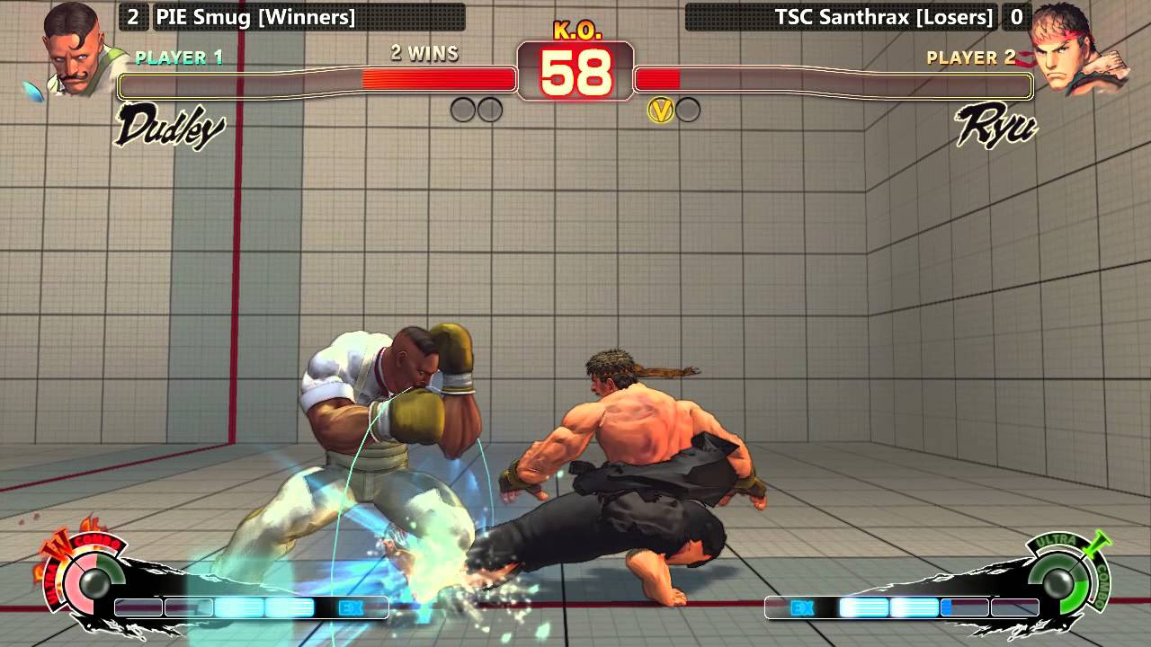 USF4 Grand Finals @ NLBC #113 - PIE Smug (Dudley) vs TSC Santhrax (Ryu) [720p/60fps]
