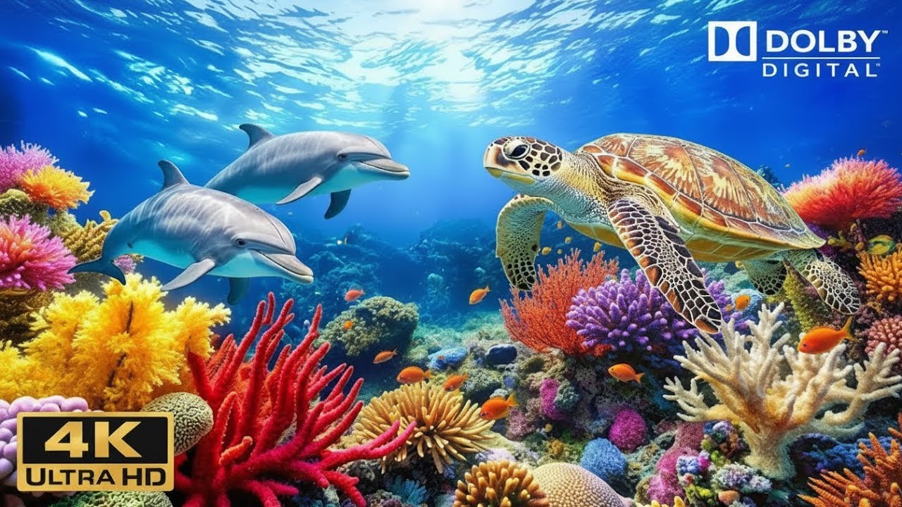 The Best 4K Aquarium - Dive Into The Mesmerizing Underwater Realm, Sea Jellyfish, Coral Reefs #13