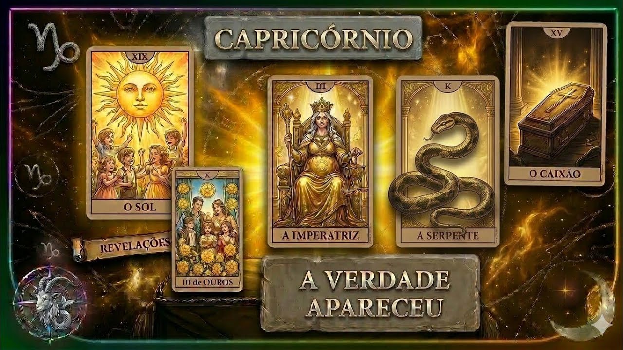 CAPRICÓRNIO: Alguém está travando o seu caminho com fofocas. Descubra quem é! 🐍🚫