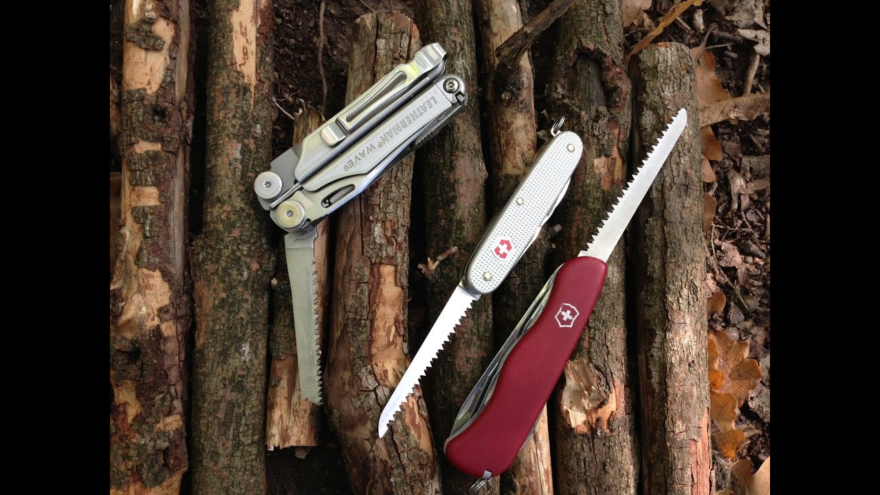 Saw Comparison - Victorinox - Leatherman