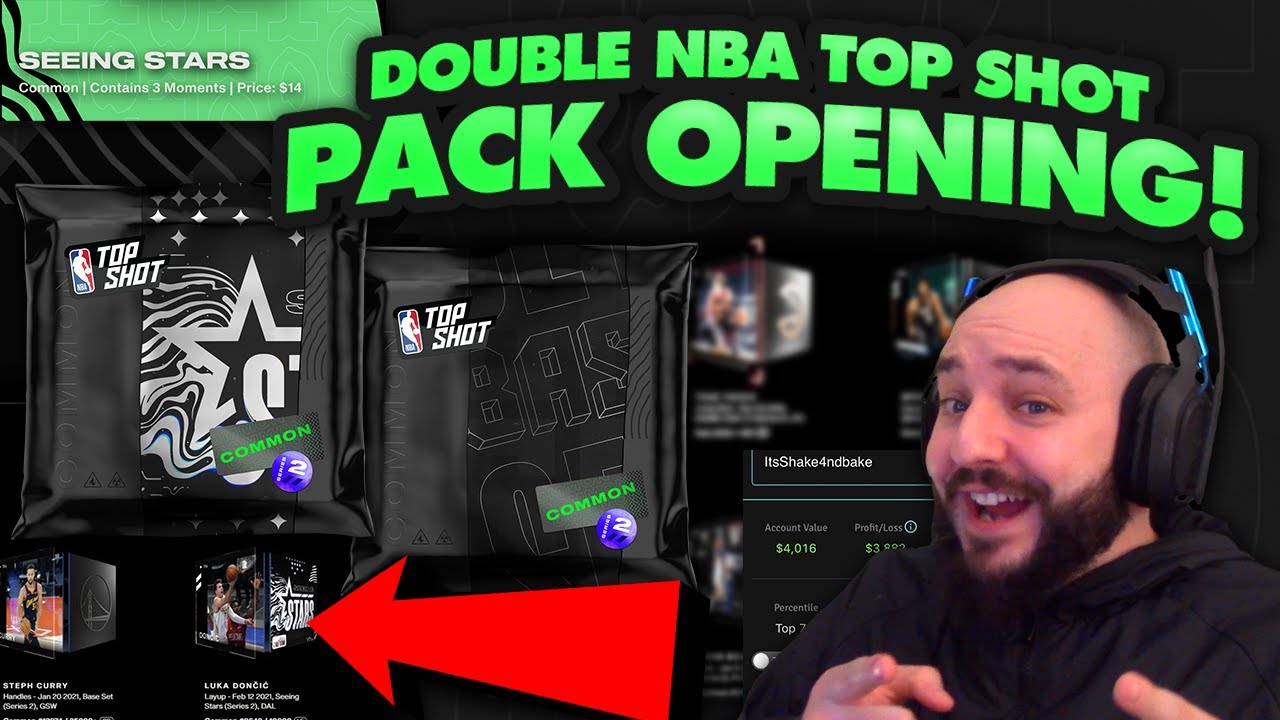 NBA TOPSHOT PACK OPENING! PULLING SUPERSTAR NBA PLAYERS!!!