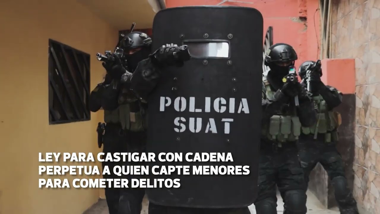 ¡Ya es ley! Congreso aprobó cadena perpetua para quien capte a menores para delitos