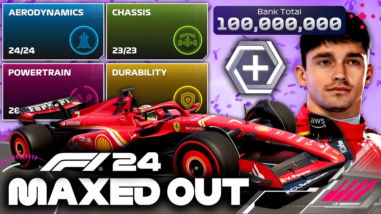 HOW QUICK IS A FULLY-MAXED OUT FERRARI IN F1 24 CAREER MODE?