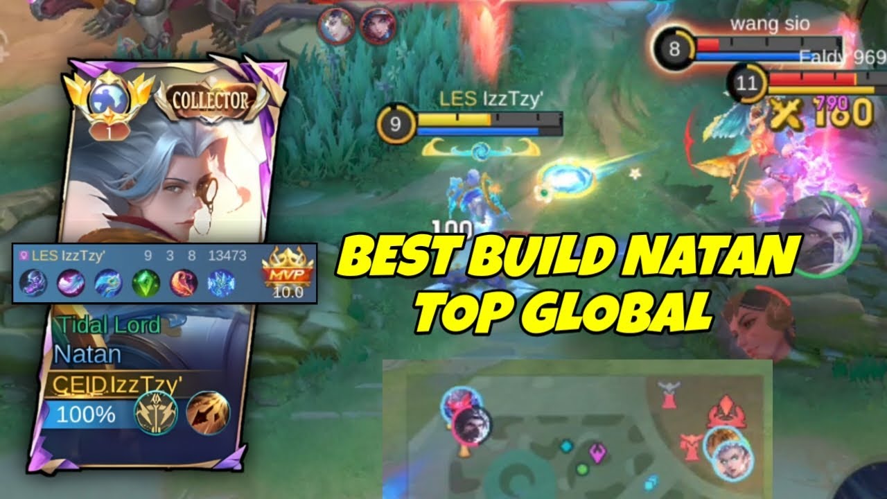 GAMEPLAY NATAN GOLD LANE - BEST BUILD NATAN TOP GLOBAL - ITEM NATAN TERSAKIT 2025 - NATAN MLBB