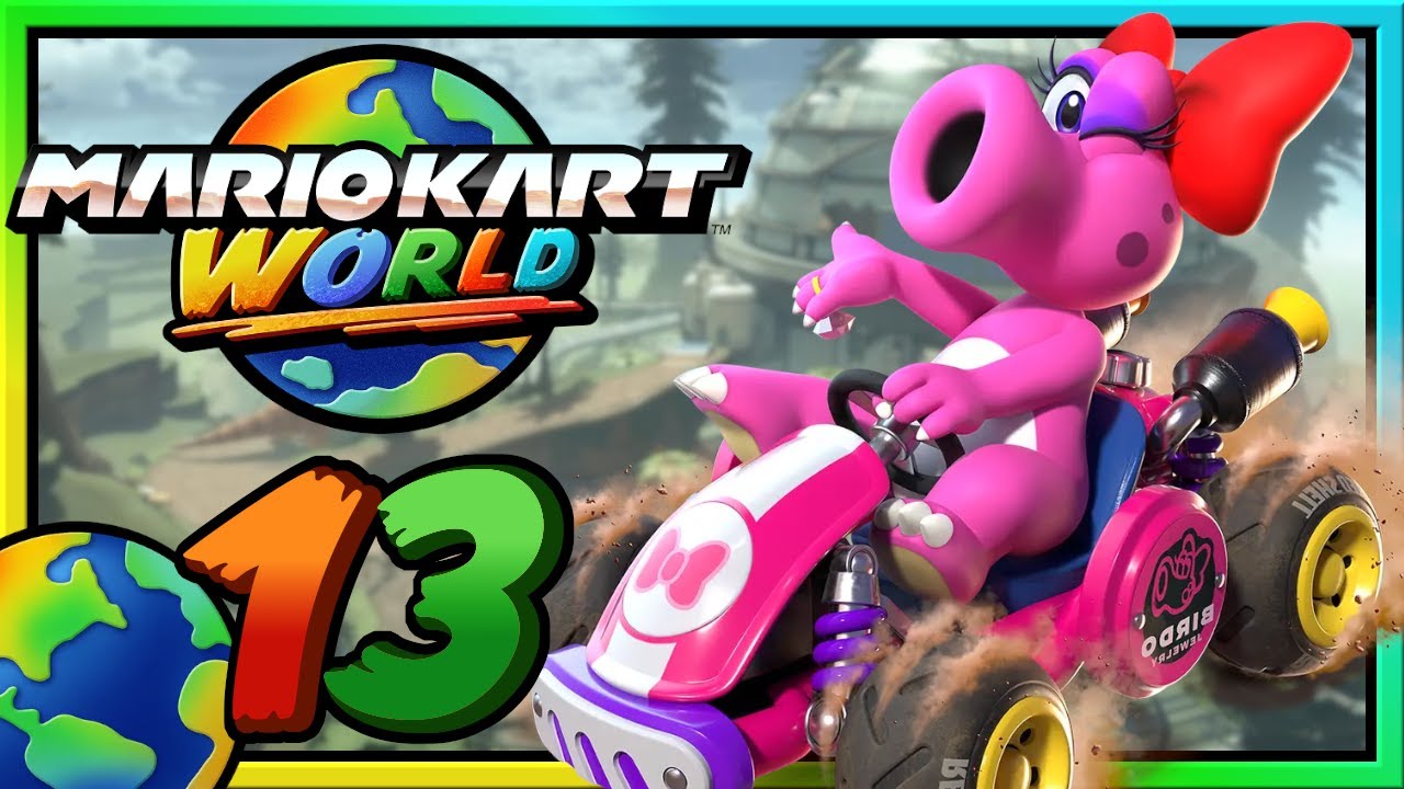 Birdo STELLT sich dem KIRSCH-RALLYE! 🌏 [EP13] Mario Kart World