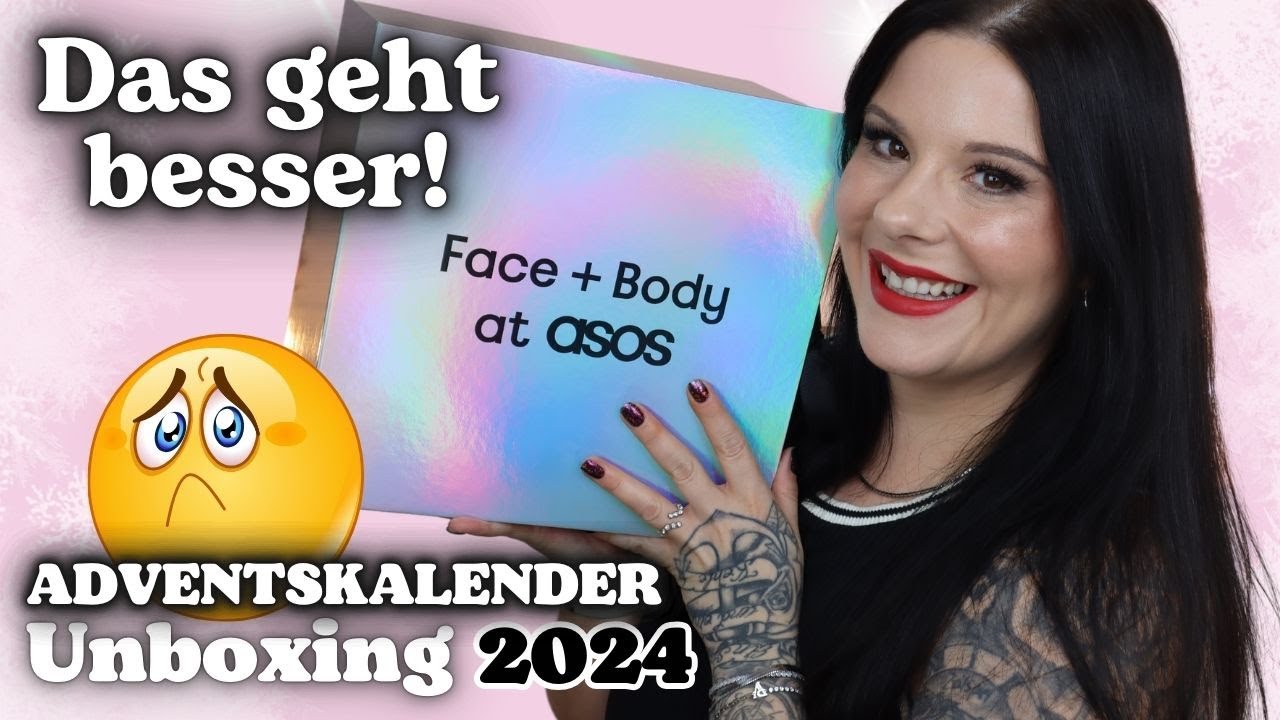 Das geht besser! 🤔ASOS Adventskalender Face + Body 2024 Inhalt