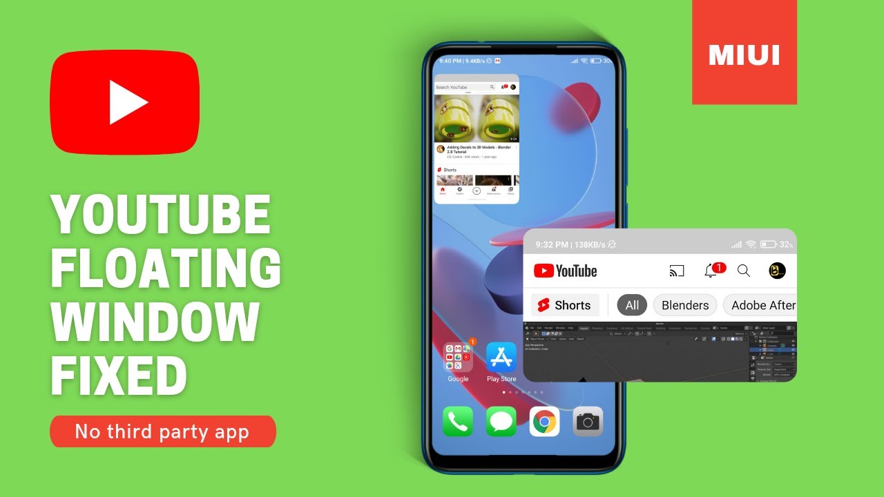 ИСПРАВЛЕНО: плавающие окна YouTube не работают на Xiaomi, Redmi, Mi, Poco | MIUI