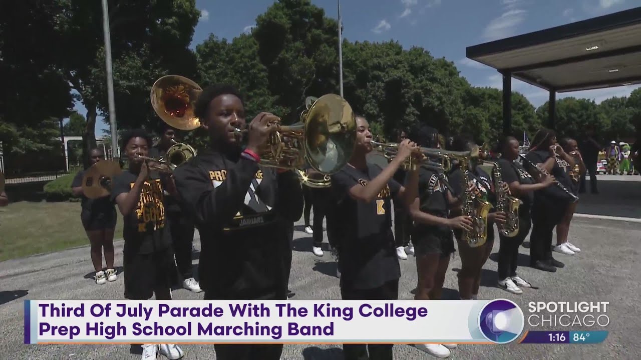 Celebrating Fourth Of July With The King College Prep High School Band
