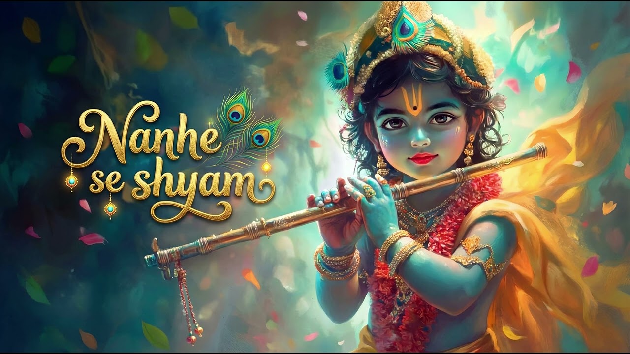 Nanhe Se Shyam | Soft Krishna Bhajan | Bal Gopal Bhajan.