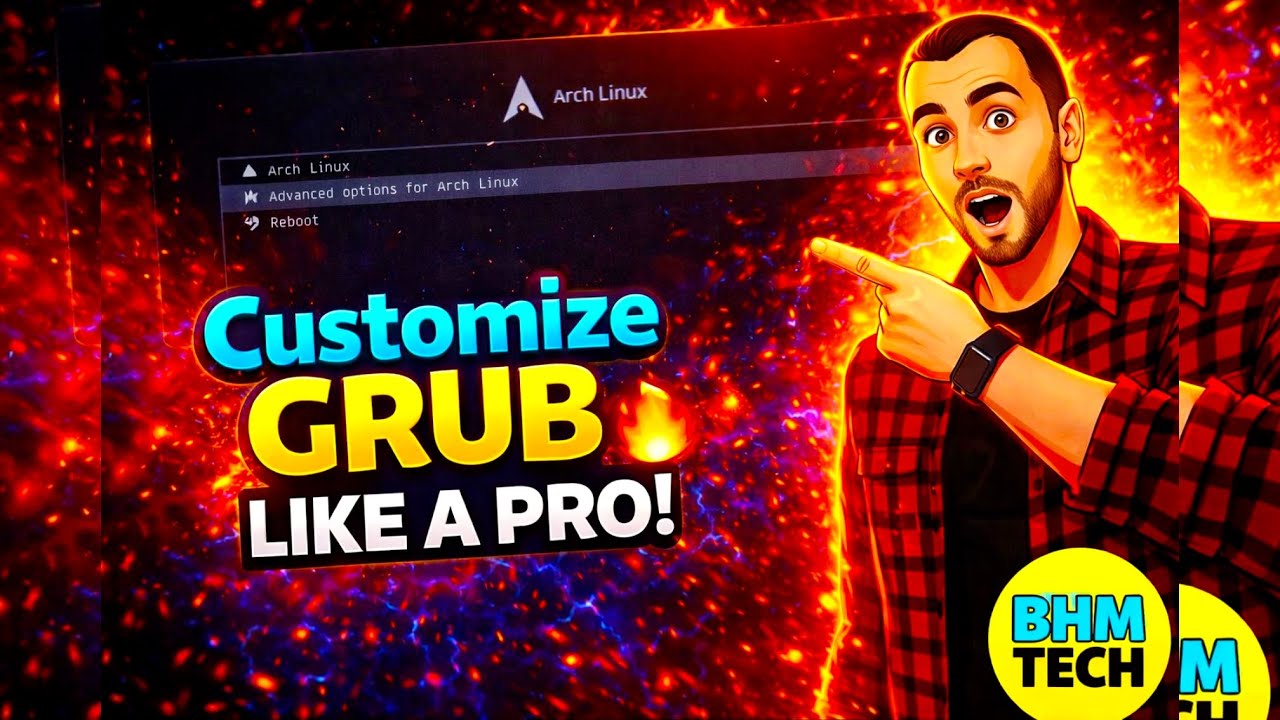 Customize GRUB Like a Pro | Clean & Simple🤫😍