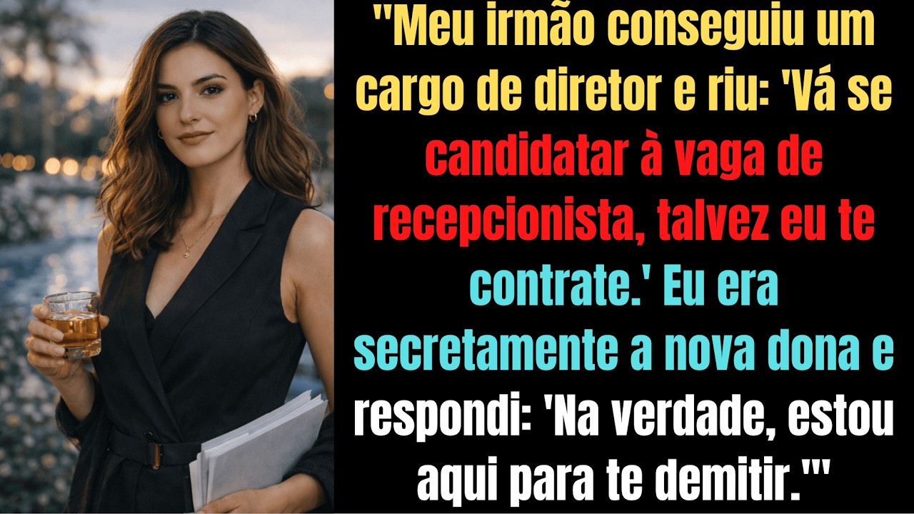 Eles me humilharam no jantar, mas no dia seguinte virei a CEO do meu irmão de ouro!