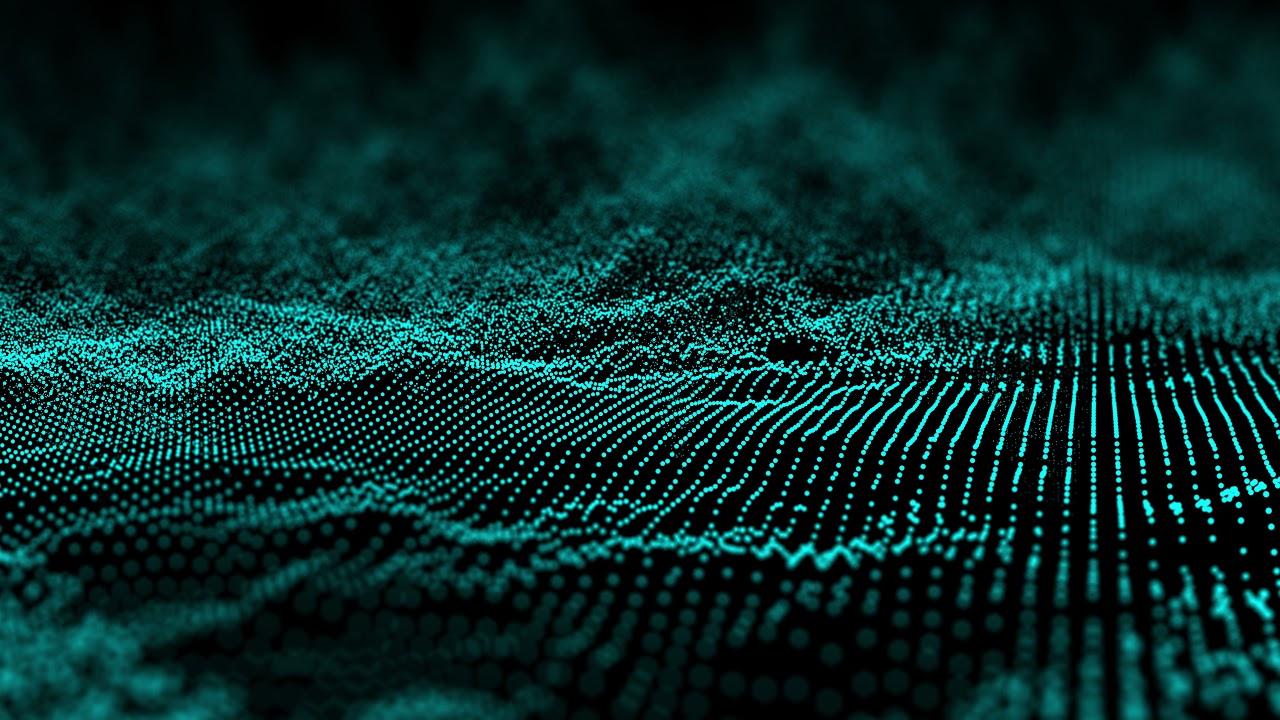 4K Abstract Dark Background With Moving Particles | Free Stock Video Footage HD 4K