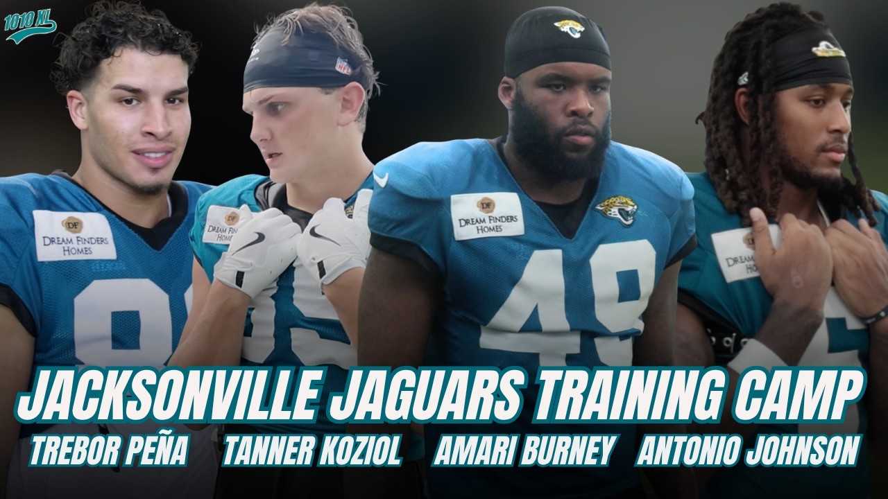 Jacksonville Jaguars, интервью один на один: Требор Пенья, Таннер Козиол, Амари Берни и Антонио Д...